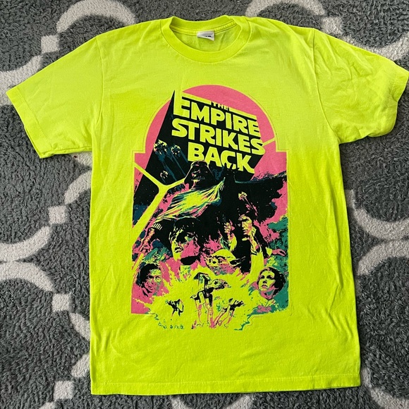 T-shirt Star Wars Neon Soldier Homme Taille S - Noir, Motif Casque, Manches Courtes, Occasion Très Bon état